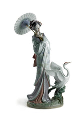 Japanese Portrait Woman Figurine
